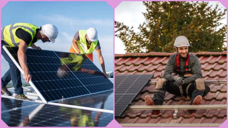 kommerzielle Installation von Solarmodulen